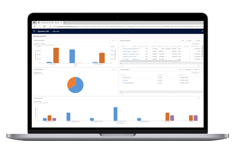 Dynamics 365 Sales marketinglister